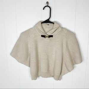 Janie and Jack Beige Poncho Sweater 3